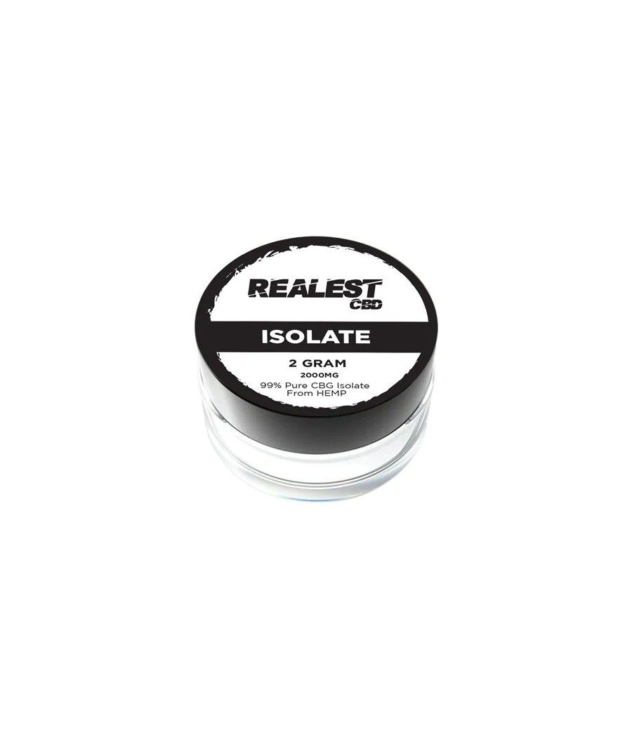 Realest CBD 2000mg CBG Isolate (BUY 1 GET 1 FREE)
