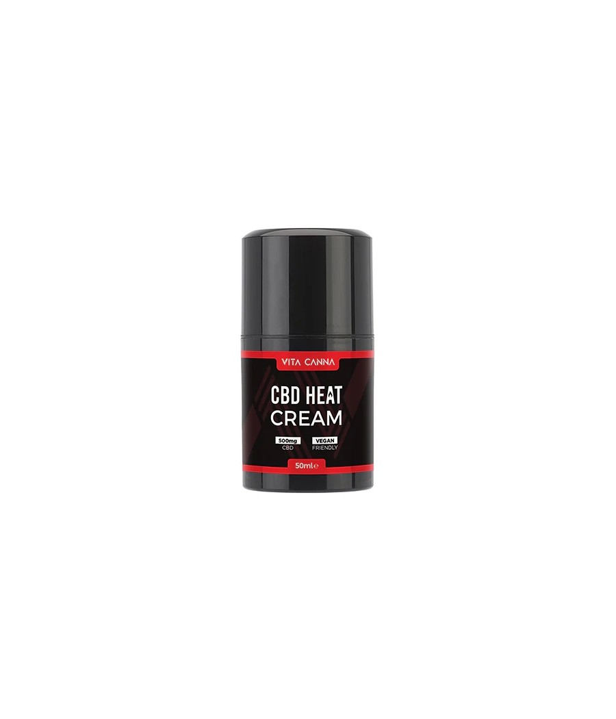 Vita Canna 500mg CBD Heating Cream 50ml