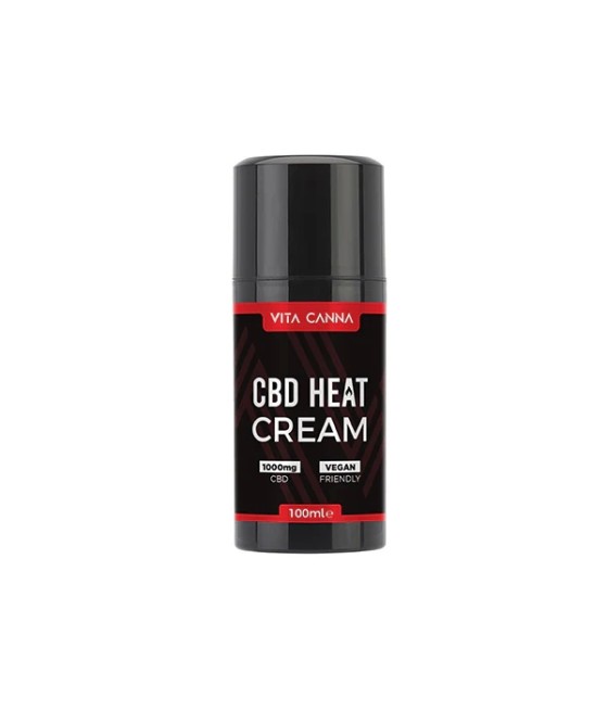 Vita Canna 1000mg CBD Heating Cream 100ml