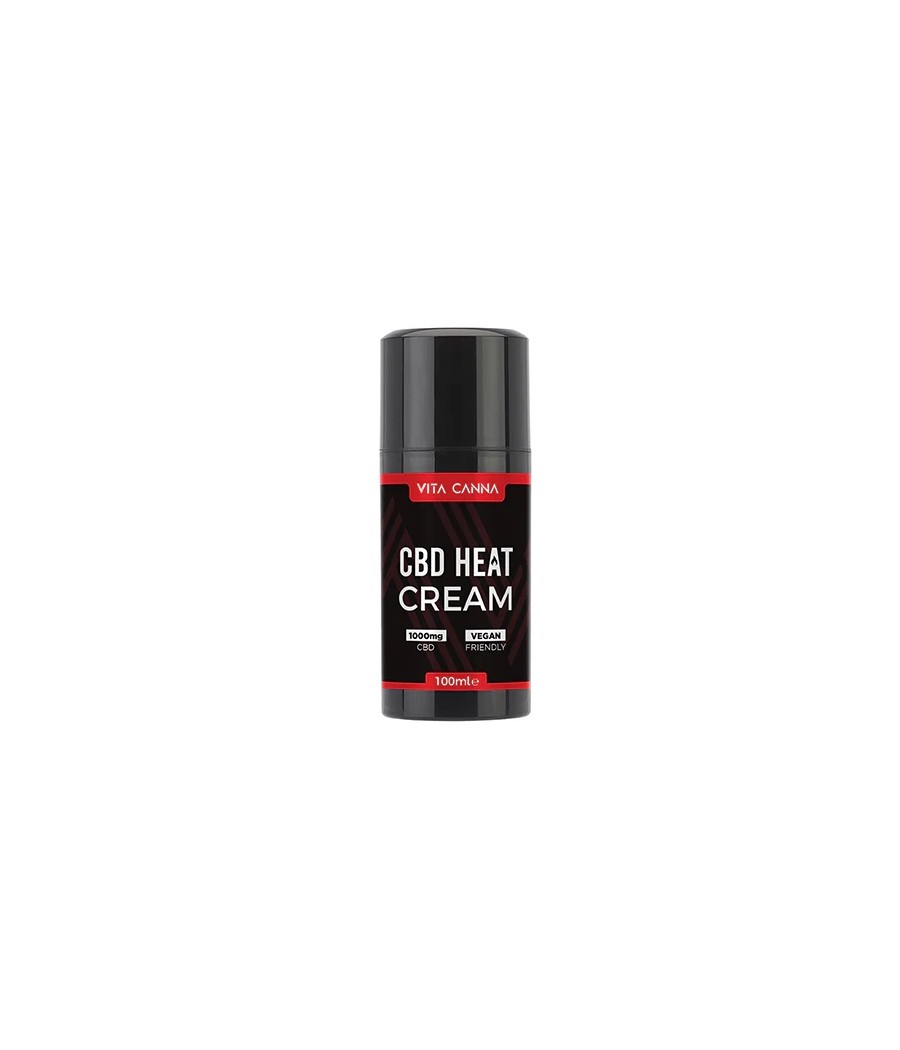 Vita Canna 1000mg CBD Heating Cream 100ml