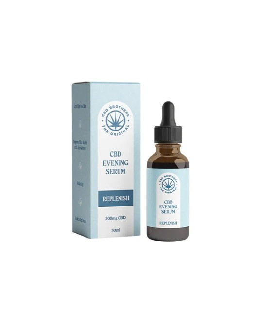 CBD Brothers 300mg CBD Evening Replenish Serum - 30ml