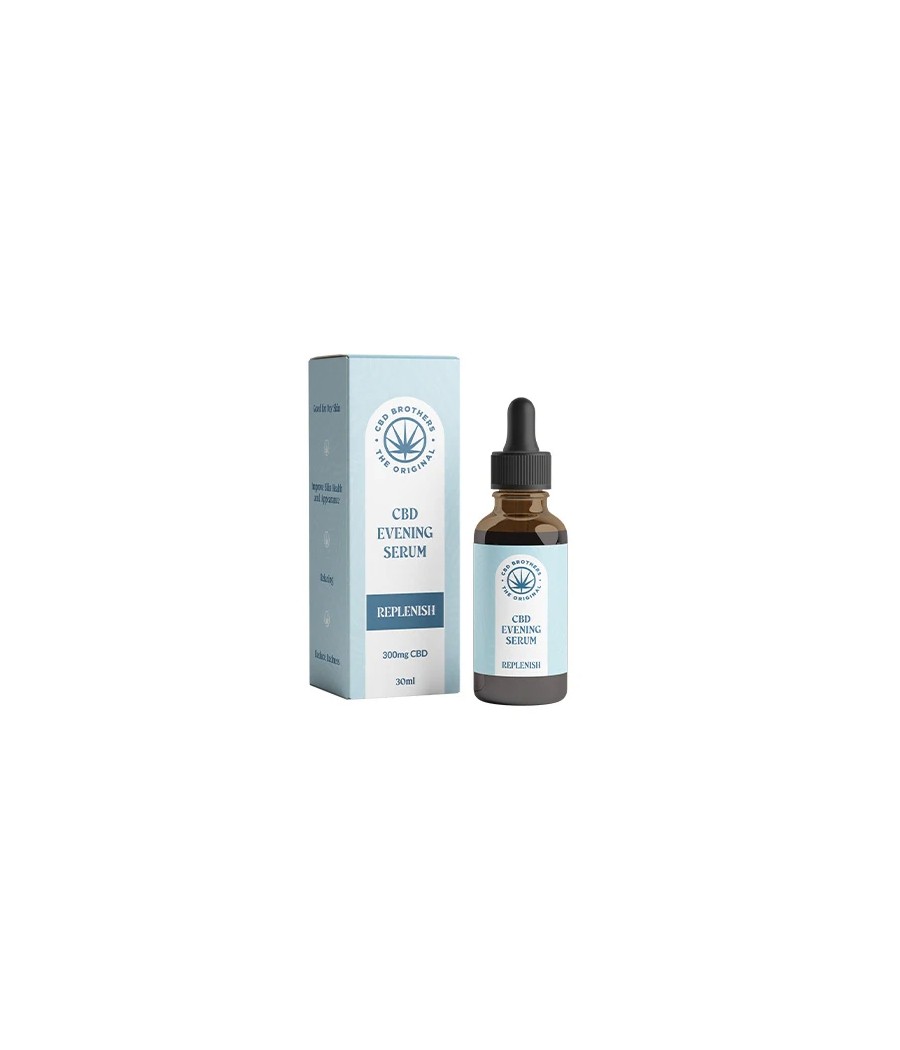 CBD Brothers 300mg CBD Evening Replenish Serum - 30ml