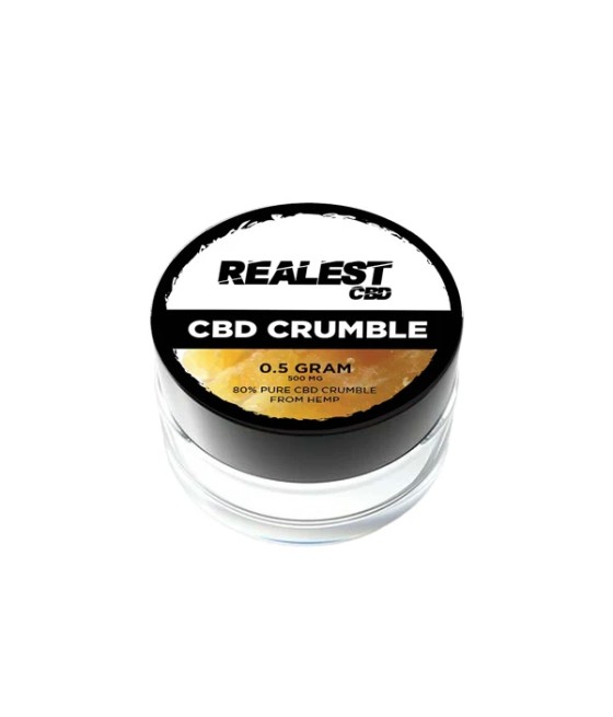 Realest CBD 500mg 80% Broad Spectrum CBD Crumble (BUY 1 GET 1 FREE)