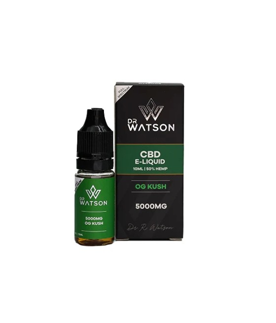 Dr Watson 5000mg CBD E-Liquid OG KUSH - 10ml