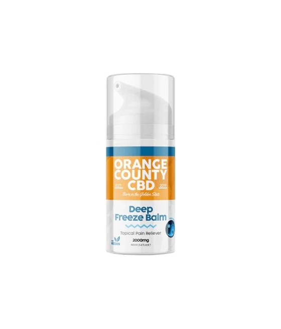Orange County CBD 2000mg Deep Freeze Muscle Balm 100ml
