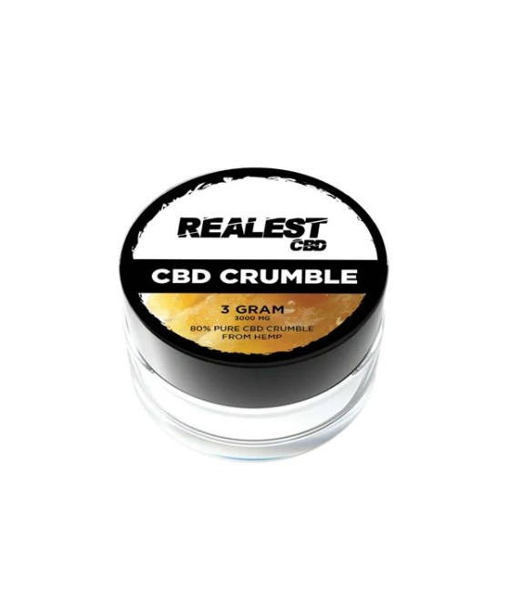 Realest CBD 3000mg 80% Broad Spectrum CBD Crumble (BUY 1 GET 1 FREE)