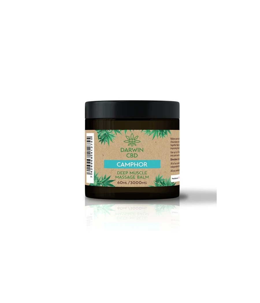 Darwin CBD 3000mg CBD Camphor Massage Balm - 60ml