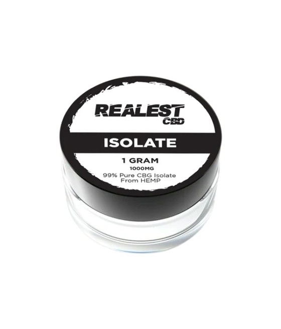 Realest CBD 1000mg CBG Isolate (BUY 1 GET 1 FREE)