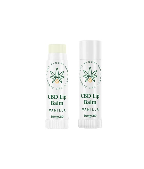 The Finest Balm 50mg CBD Vanilla Lip Balm Stick - 5ml