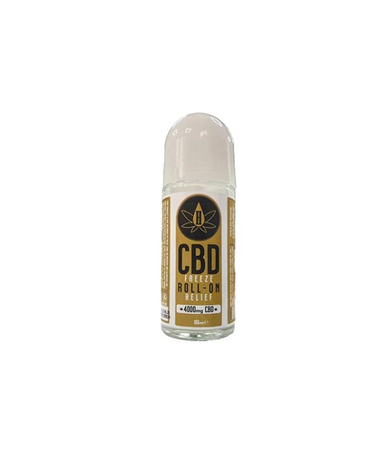 HEMPHASIZE CBD 4000mg Freeze Roll On Relief - 100ml