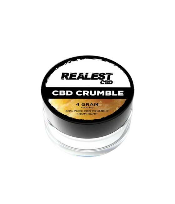 Realest CBD 4000mg 80% Broad Spectrum CBD Crumble (BUY 1 GET 1 FREE)