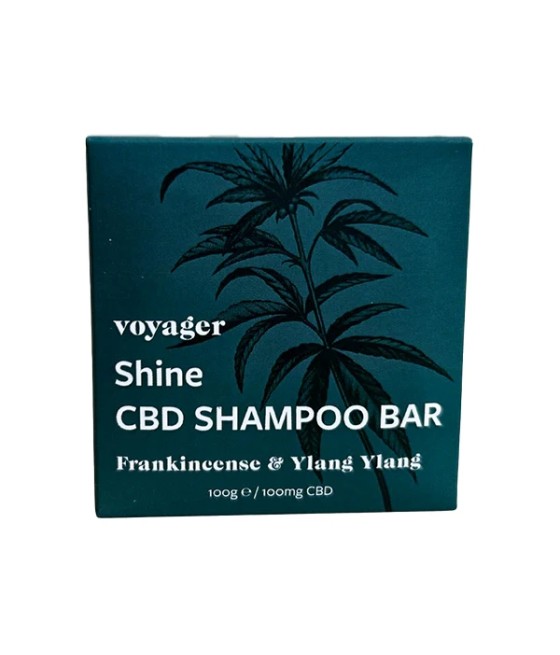 Voyager 100mg CBD Shine Shampoo Bar - 100g