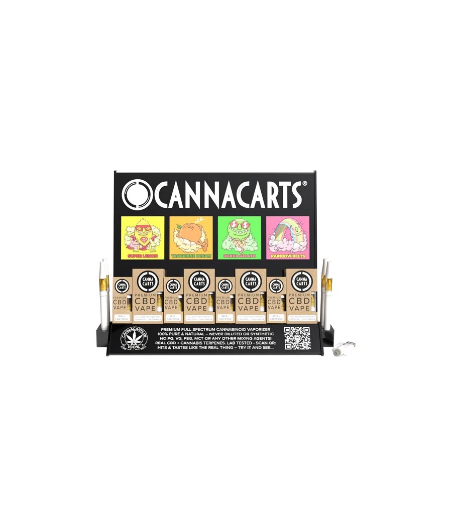 Cannacarts 420 POS Display Unit Set - 25 CBD Vapes