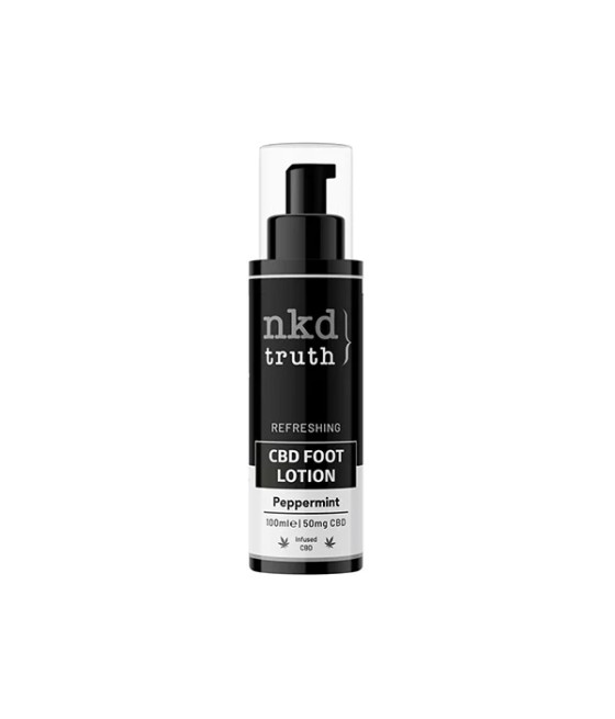 NKD 50mg CBD Peppermint Revitalizing Foot Balm 100ml
