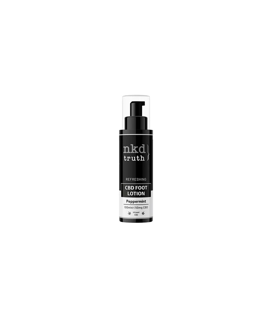 NKD 50mg CBD Peppermint Revitalizing Foot Balm 100ml