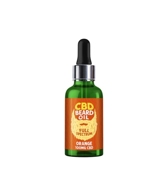CBD Embrace 100mg Full Spectrum CBD Orange Beard Oil - 30ml
