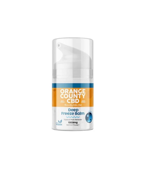 Orange County CBD 1000mg Deep Freeze Muscle Balm 50ml