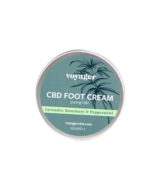 Voyager 500mg CBD Foot Cream - 100ml