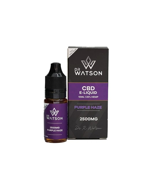 Dr Watson 2500mg CBD Purple Haze E-Liquid - 10ml