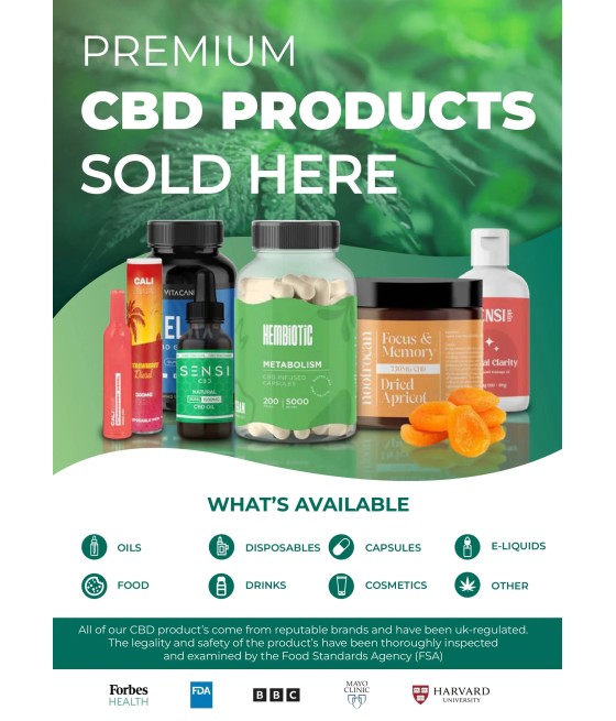 FREE CBD A3 Promotional Poster - For Your Business!