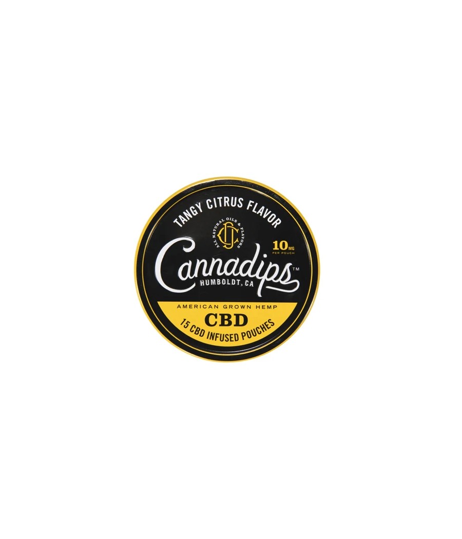 Cannadips 150mg CBD Snus Pouches - Tangy Citrus