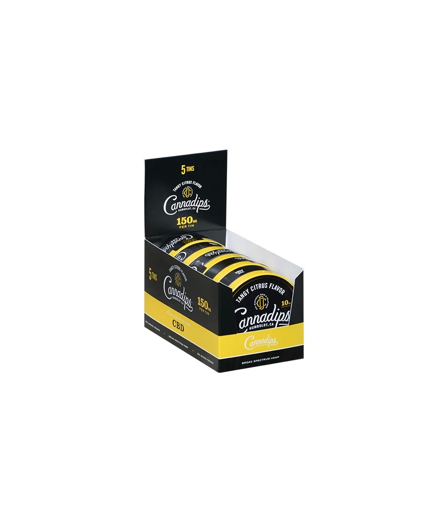 Cannadips 150mg CBD Snus Pouches - Tangy Citrus