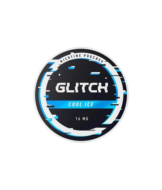 16mg Glitch Regular Nicotine Pouches - 20 Pouches