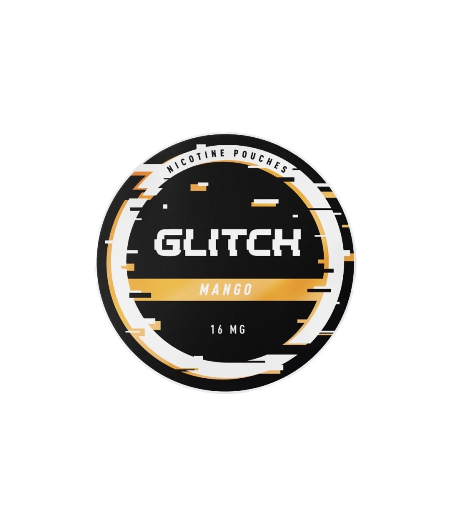 16mg Glitch Regular Nicotine Pouches - 20 Pouches