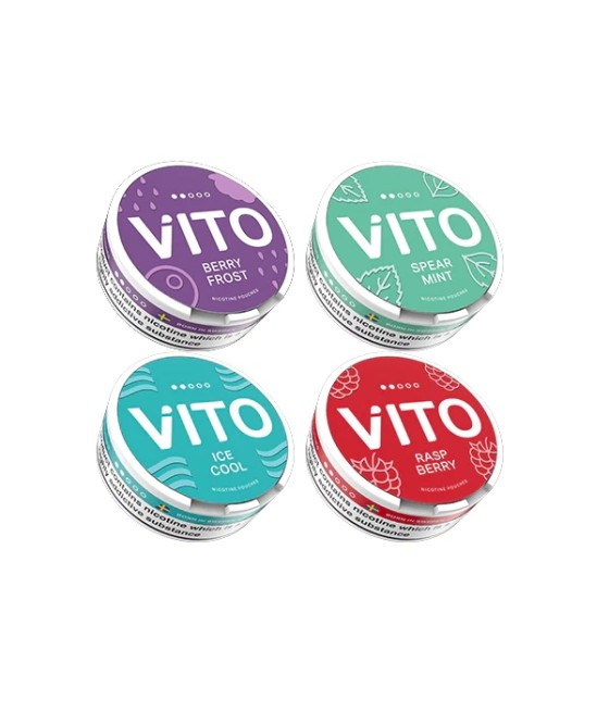 6mg VITO Nicotine Pouches - 20 Pouches