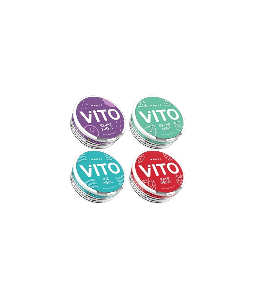 6mg VITO Nicotine Pouches - 20 Pouches