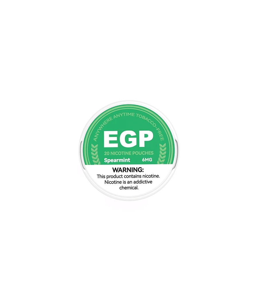 6mg EGP Nicotine Pouches - 20 Pouches
