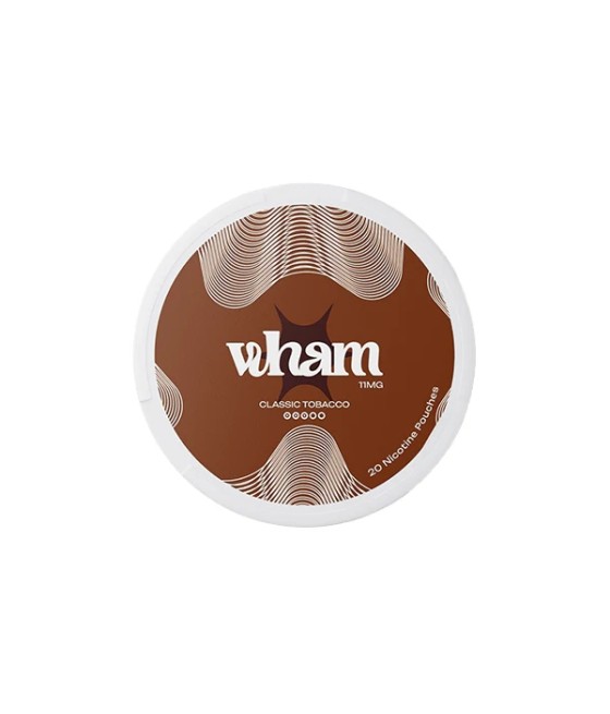11mg Wham Regular Nicotine Pouch - 20 Pouches (Buy 1 Get 1 Free)