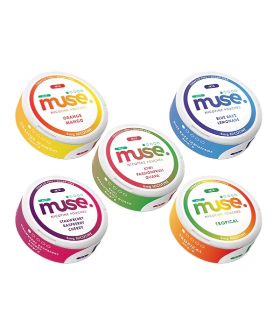 6mg Muse Nicotine Pouches (UK Made) - 20 Pouches