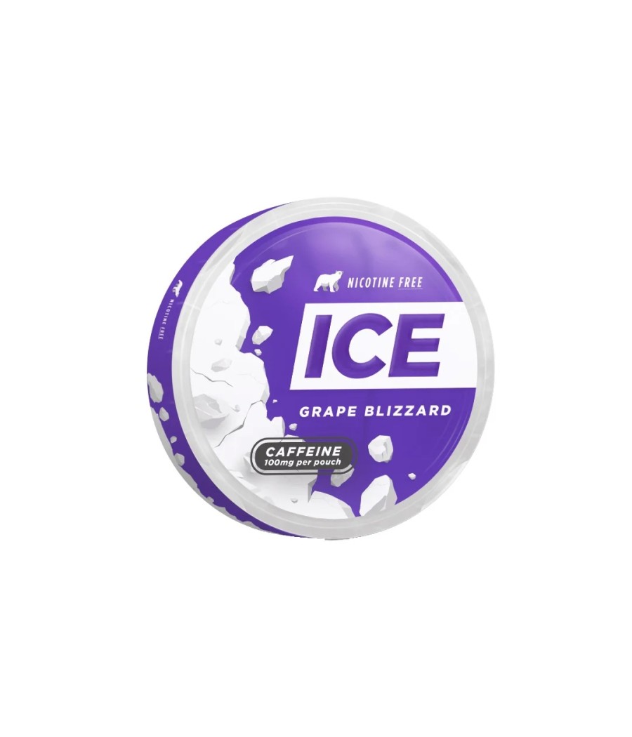 100mg Ice Range Caffeine Pouches - 20 Pouches