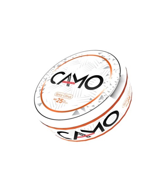 25mg Camo Nicotine Pouches - 20 Pouches