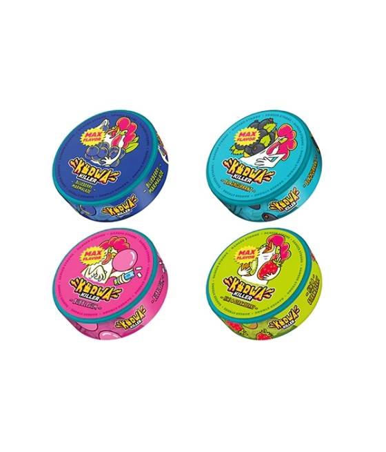 46.9mg Kurwa Killer Nicotine Pouches - 20 Pouches