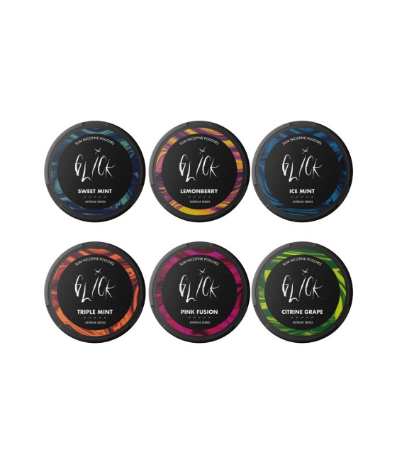 20mg Glick Extreme Nicotine Pouches - 20 Pouches