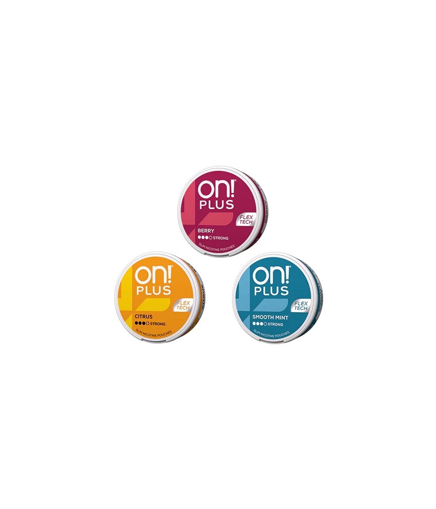 9mg On! Plus Strong Nicotine Pouches - 20 Pouches