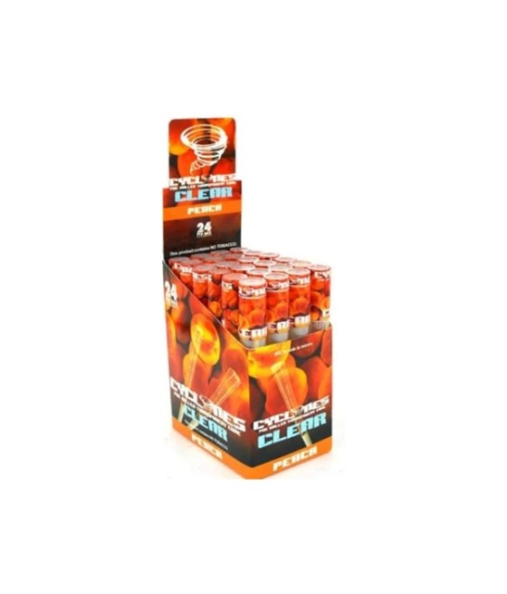 Cyclones Pre Rolled Clear Cones - 24 pack