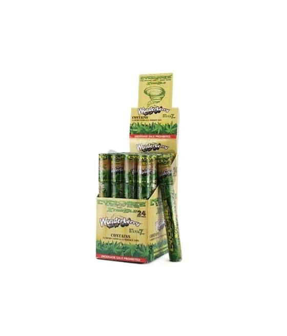 Cyclones Pre Rolled Clear Cones - 24 pack
