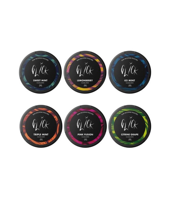 50mg Glick Hazard Nicotine Pouches - 20 Pouches