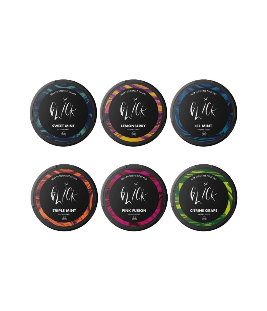 50mg Glick Hazard Nicotine Pouches - 20 Pouches