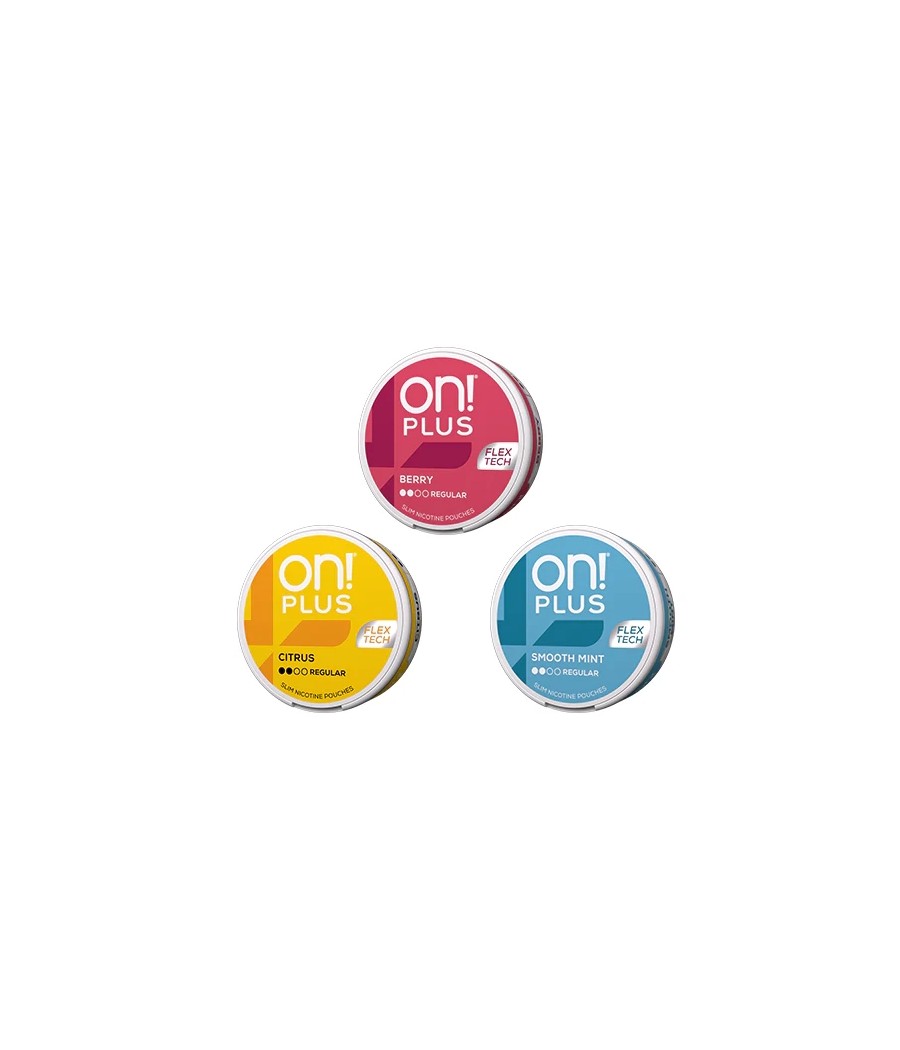 6mg On! Plus Regular Nicotine Pouches - 20 Pouches