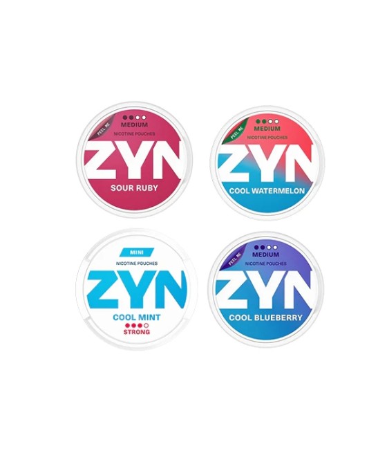 6mg ZYN Medium Nicotine Pouches - 21 Pouches