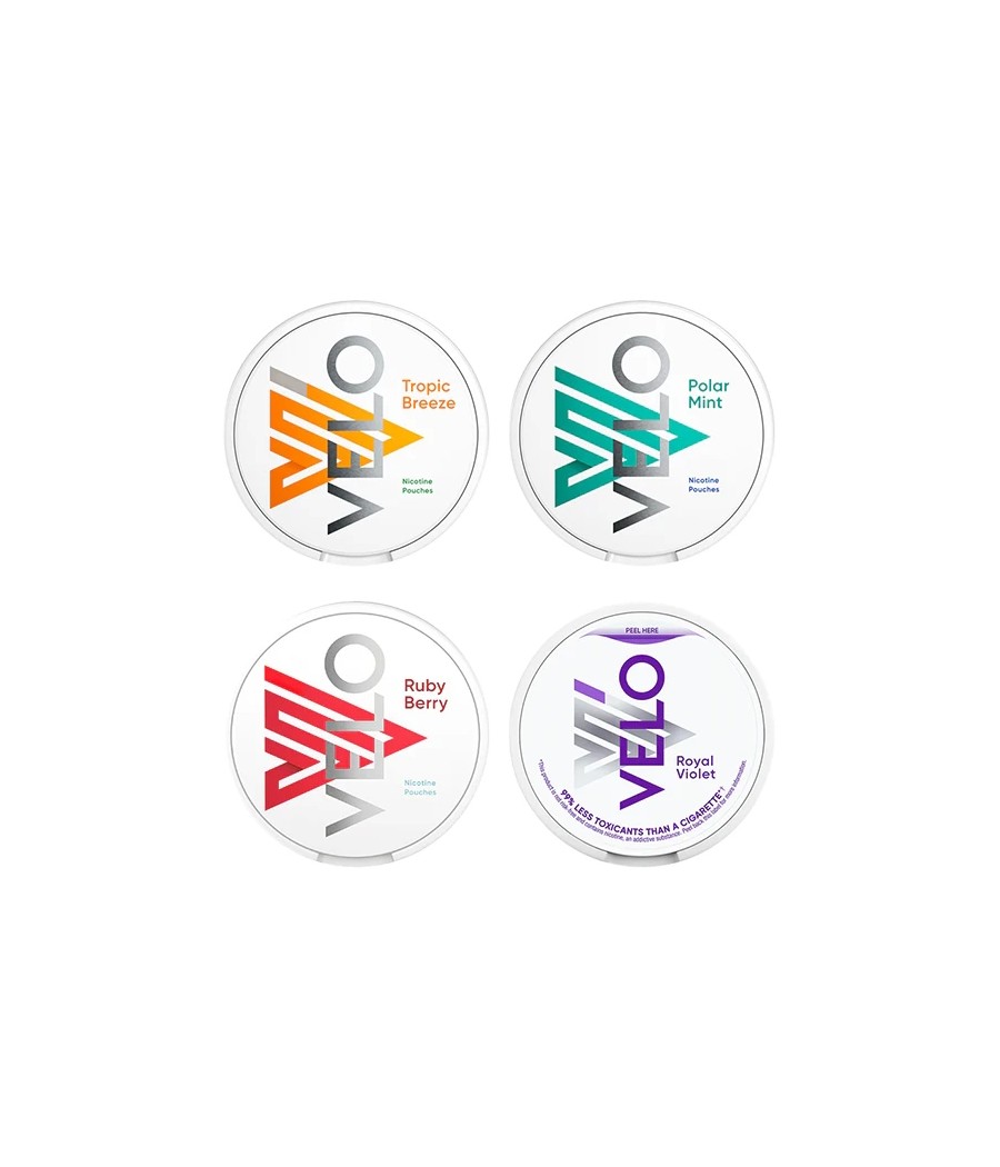 4mg Velo Mini Mild Strength Nicotine Pouches - 20 Pouches