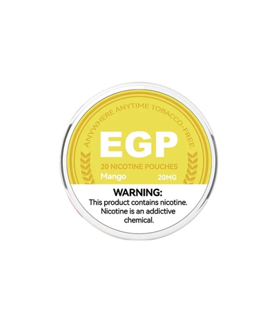 20mg EGP Nicotine Pouches - 20 Pouches