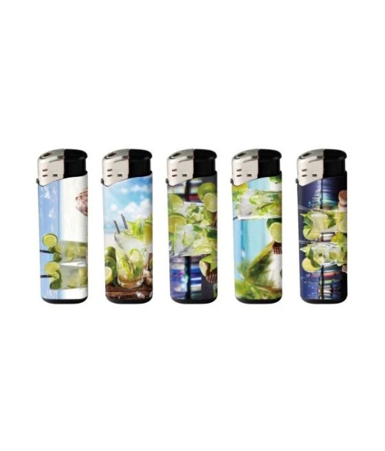 50 x 4Smoke Electronic Printed Lighters - ZY218DK