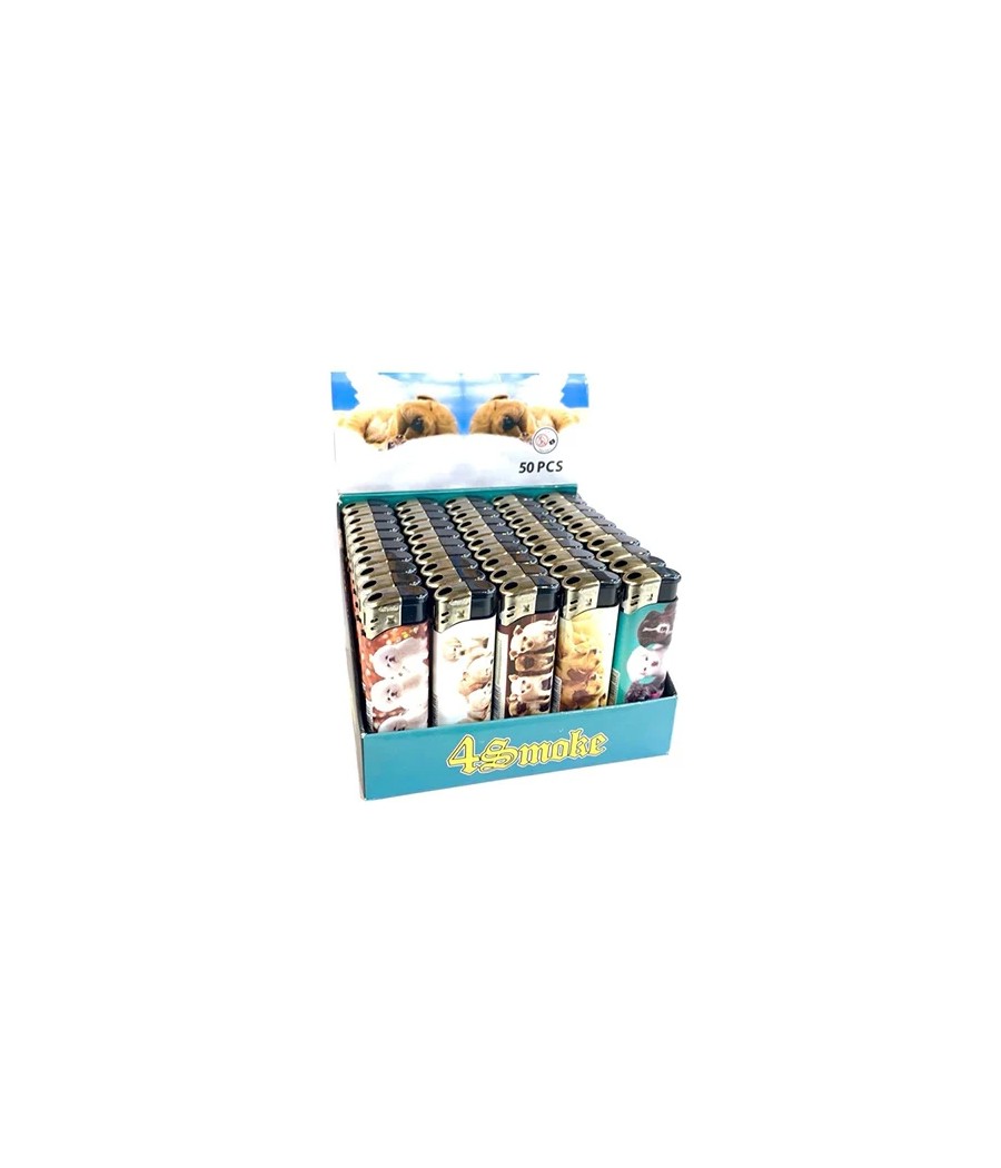 50 x 4Smoke Electronic Printed Lighters - ZY218DK