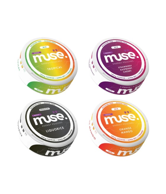 140mg Muse Boost Energy Pouches (UK Made) - 20 Pouches