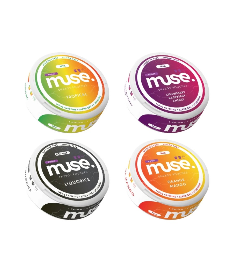 140mg Muse Boost Energy Pouches (UK Made) - 20 Pouches